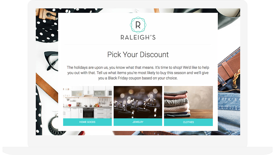 Pick Your Discount Template