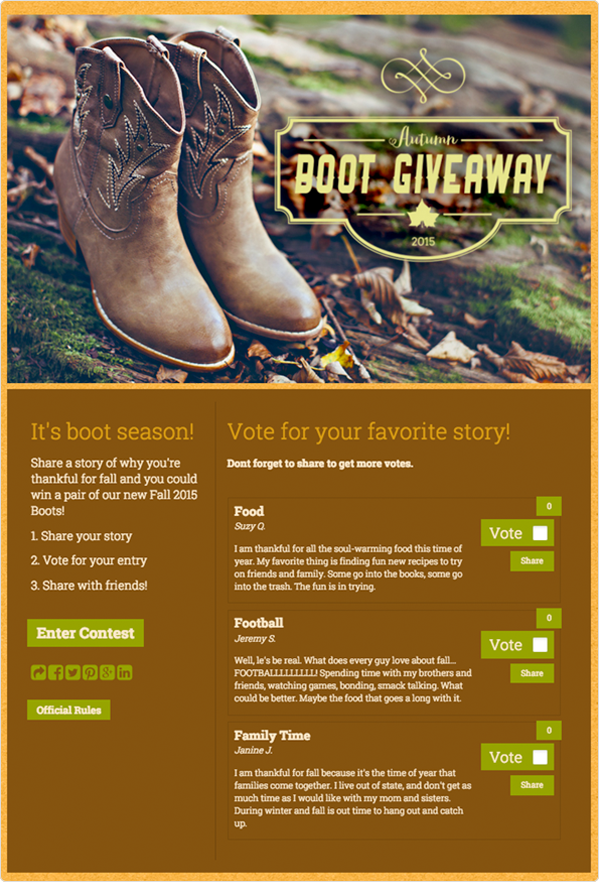 What are You Thankful For Story Contest