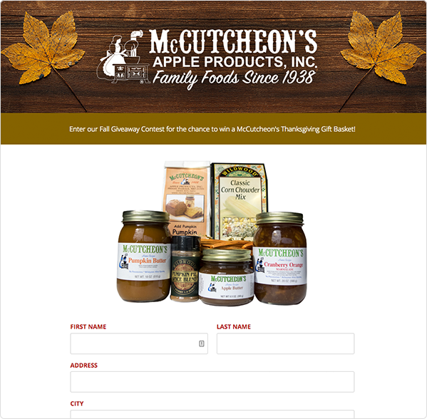 Thansgiving Basket Giveaway