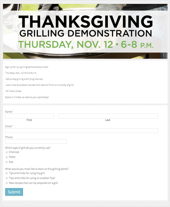 Grilling Demonstration Campaign