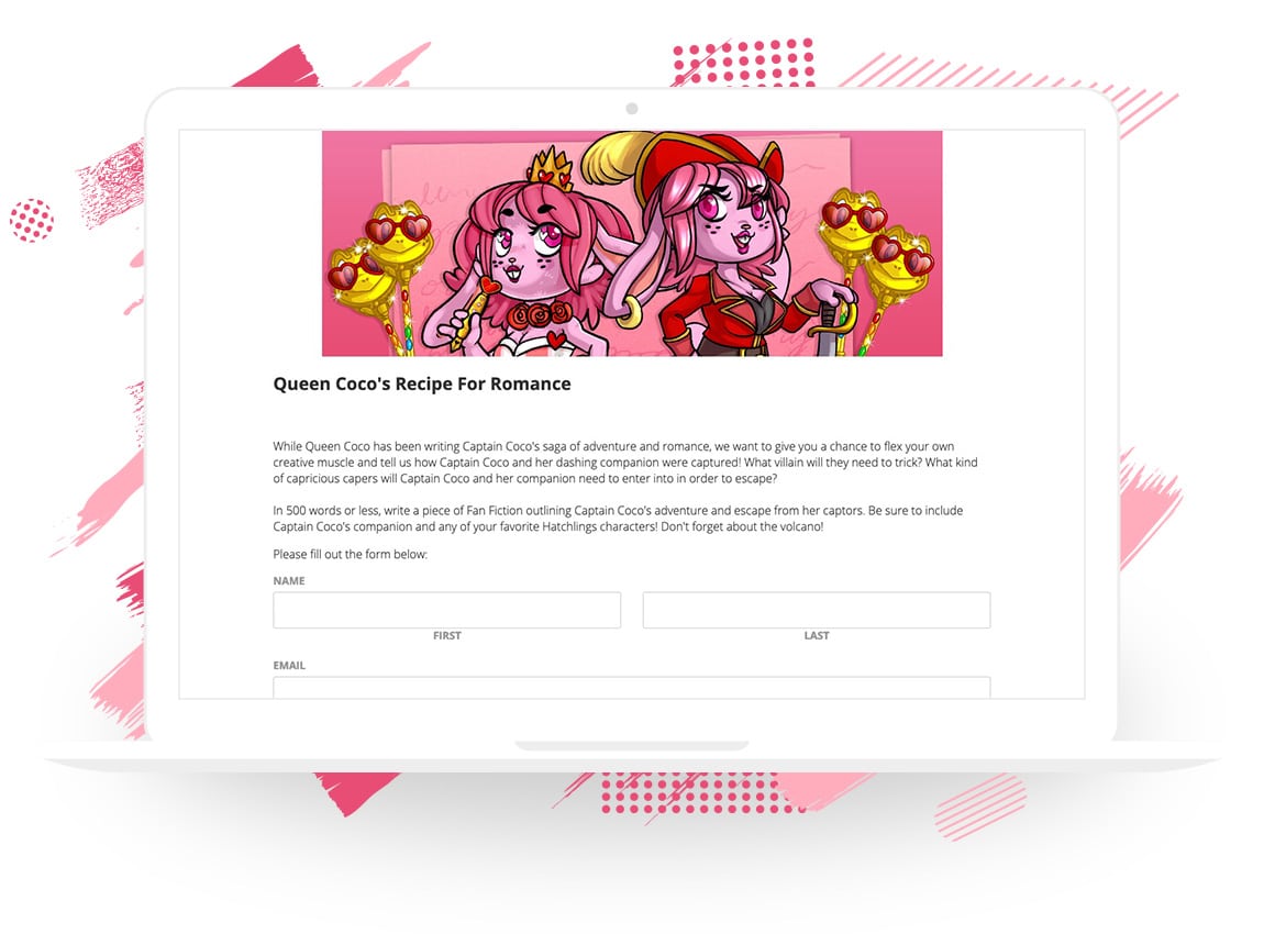 Hatchlings’s “Queen Coco's Recipe For Romance” Campaign