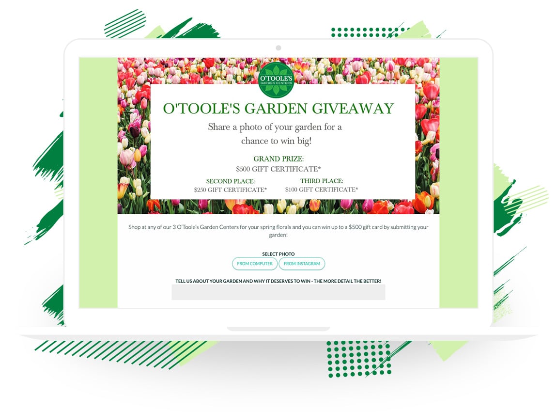 O’Toole’s Garden Center’s Garden Photo Upload Giveaway