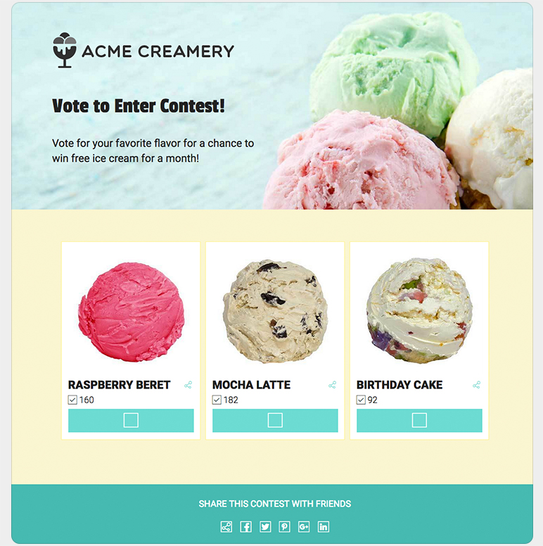 ShortStack's Vote to Enter template