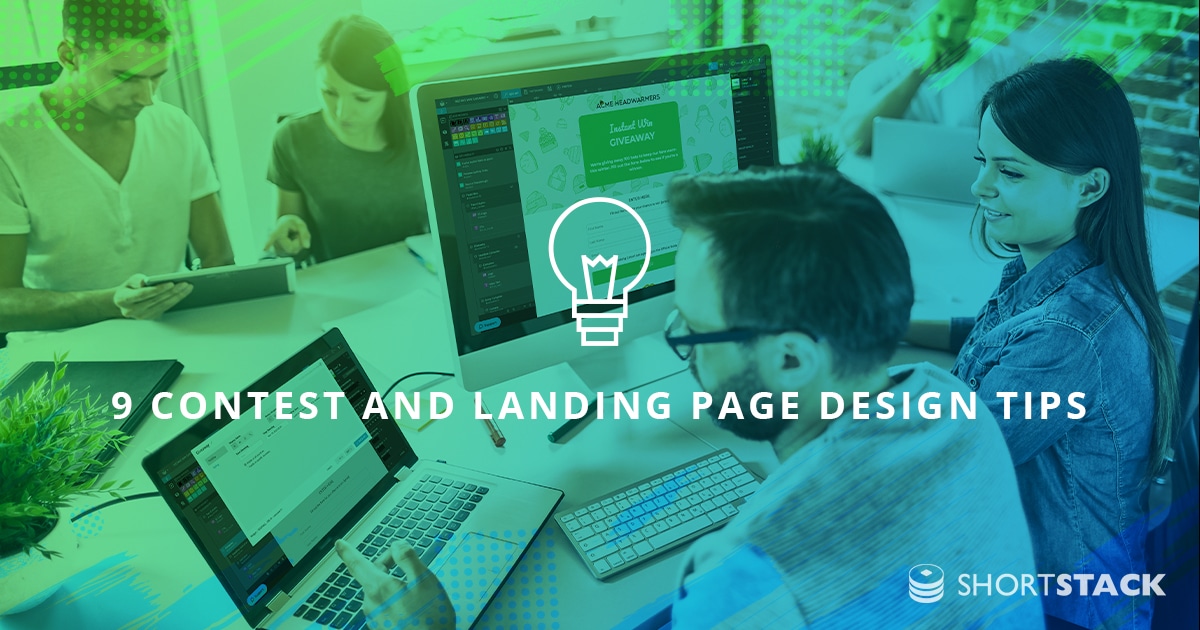 9 Contest and Landing Page Design Tips for Non-Designers
