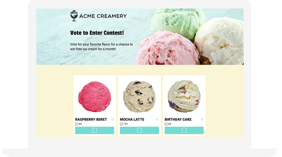 Vote to Enter Template