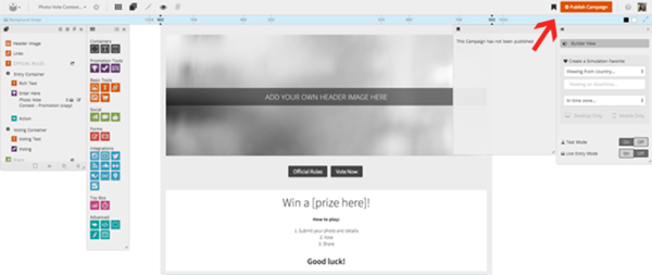 publish campaign