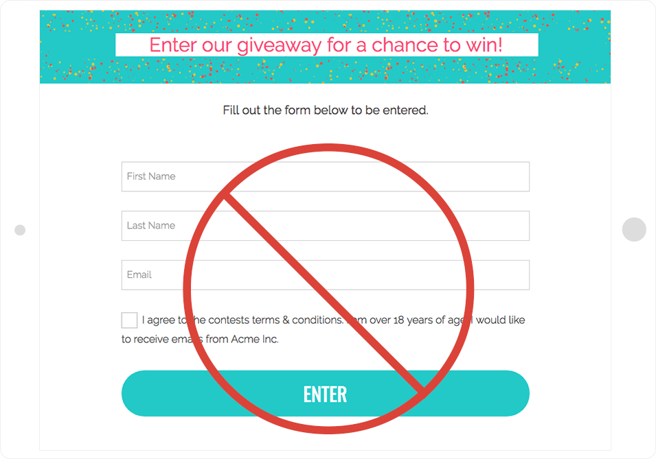 GDRP Compliant Double Opt In Don't