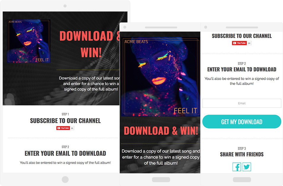 YouTube Contest Template