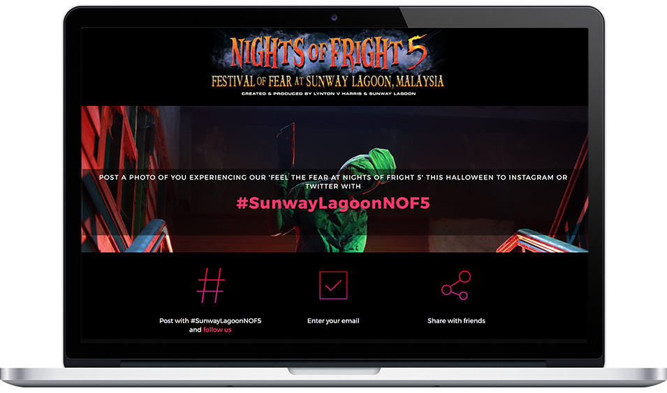 Sunway Lagoon’s “Nights of Fright” Hashtag Campaign
