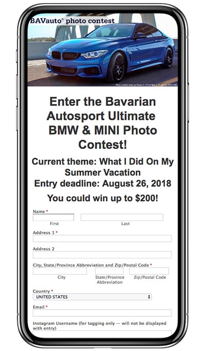 Bavarian Autosport’s “What I Did On My Summer Vacation” Ultimate BMW & MINI Photo Contest