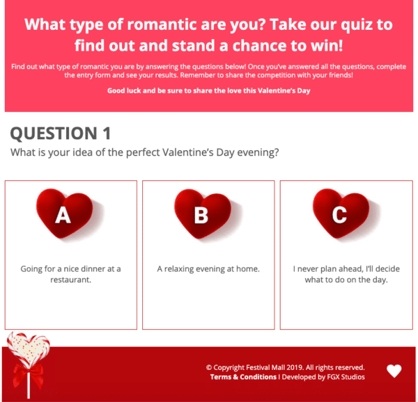 Quizzes to get leads for Business Campaign Plan