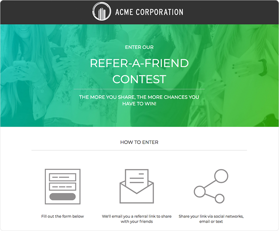 ShortStack's Refer-a-Friend Template