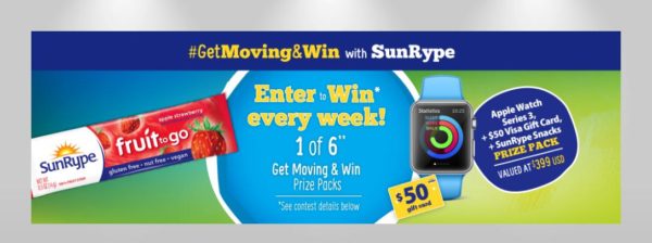 Get Moving and Win with SunRype