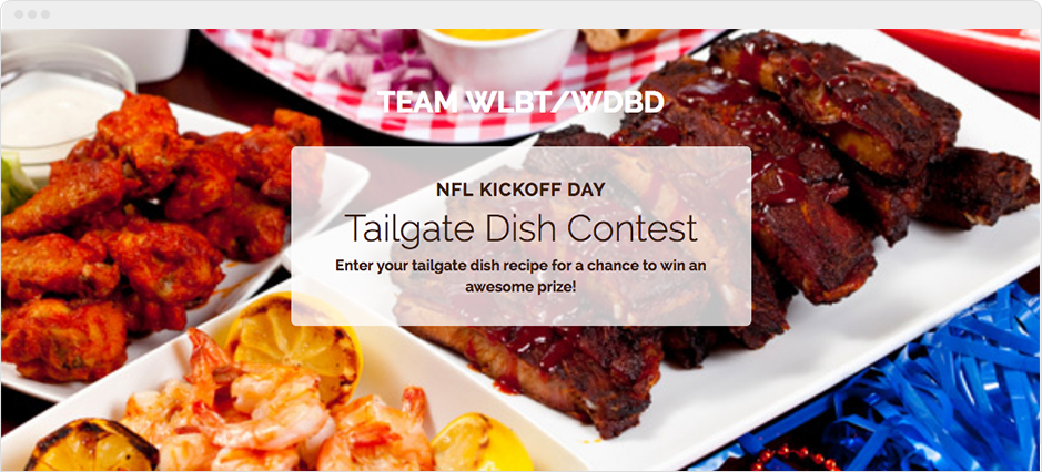 Tailgate Recipe Contest