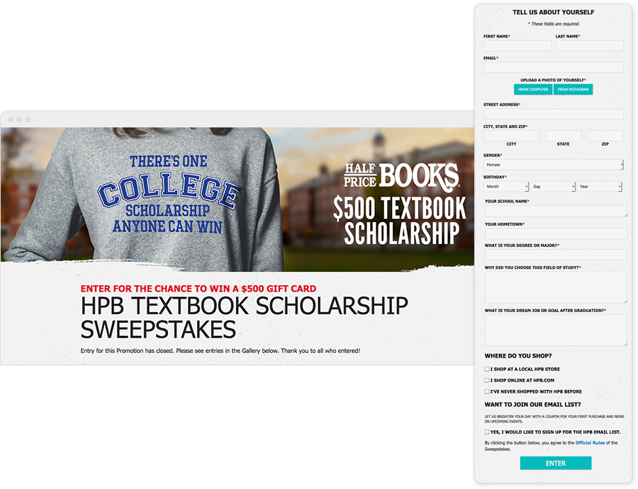 Textbook Scholarship Contest