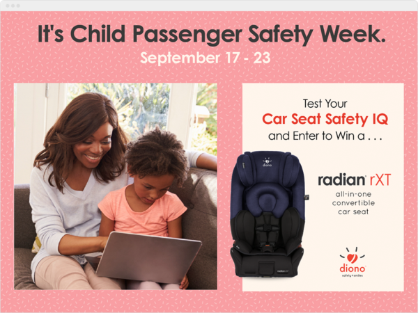 Diono Car Seat Safety Quiz