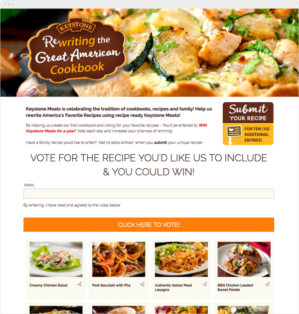 Keystone Meats Recipe Contest