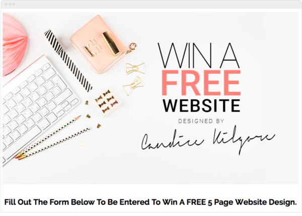 Website Design Giveaway