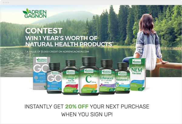 Giveaway with Discount