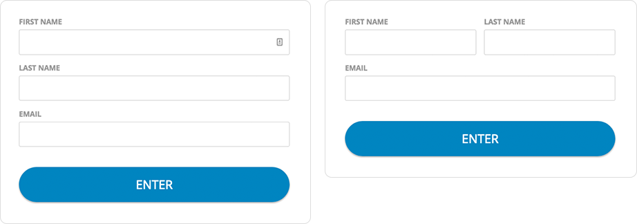 Single file vs left and right