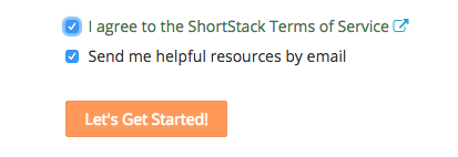 ShortStack Terms of Service