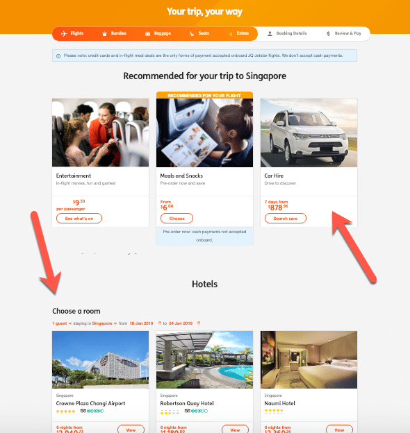 Exclusive or complementary cross sells for eCommerce Promotion Ideas