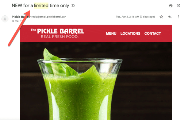 Limited Time Offer for Leads going Cold