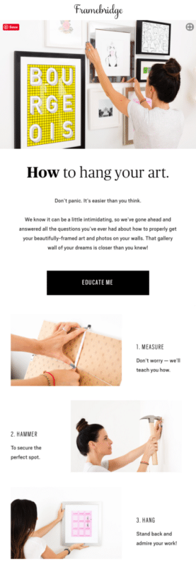 Framebridge for Email Marketing