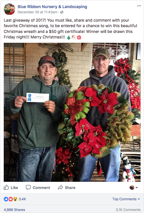 Comment and Like to Win