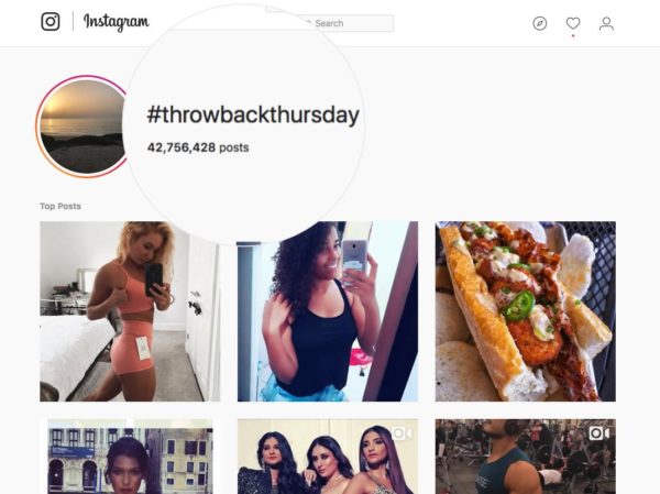 #throwbackthursday for hashtag contest