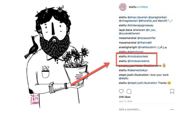 Mindzai Creative #MindzaiContest for hashtag contest
