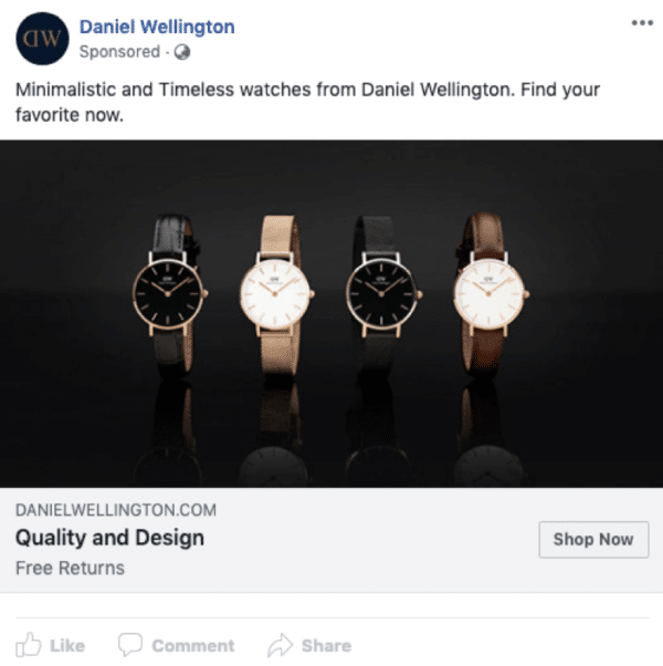 eCommerce Facebook ad examples - image 4