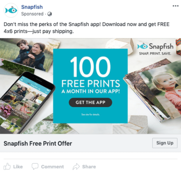 eCommerce Facebook ad examples - image 5