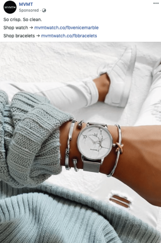 eCommerce Facebook ad examples - image 1