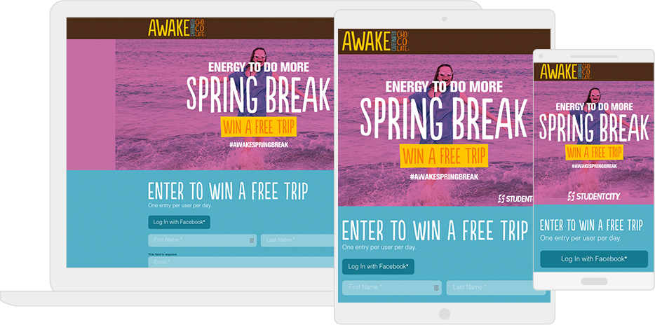 Awake's Spring Break giveaway