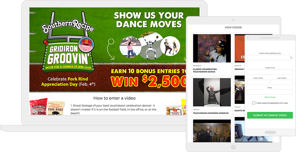 Southern Recipe's Gridiron Football Dance contest