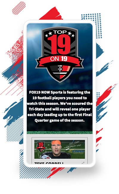 FOX19 NOW Sports 19 Top Athletes 2018 Campaign