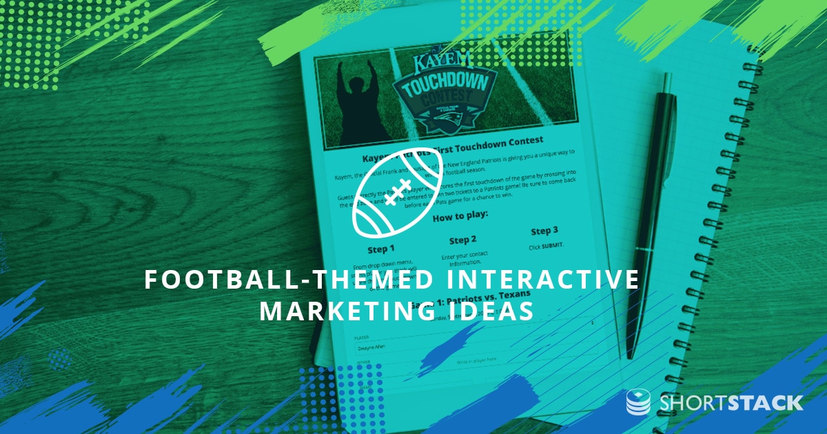 Football-Themed Interactive Marketing Campaign Ideas