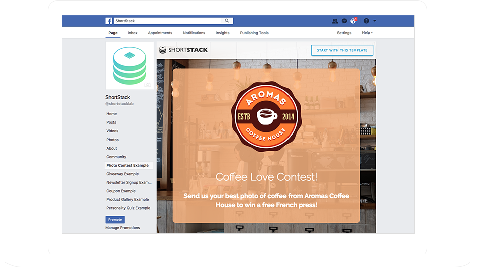 Facebook Photo Vote Contest