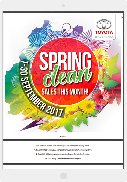 Toyota's Spring Clean giveaway