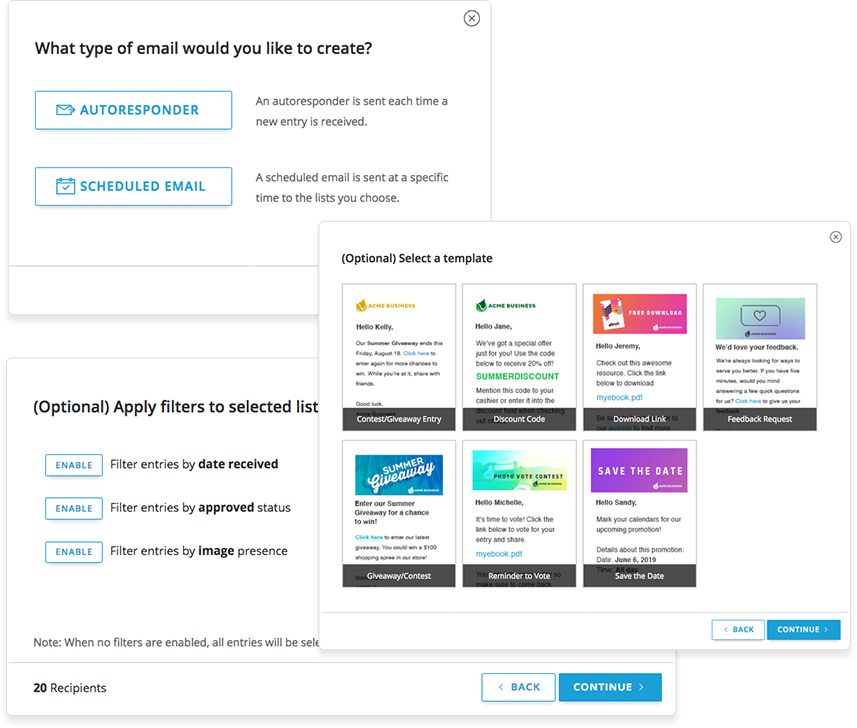 ShortStack's new Marketing Automation features