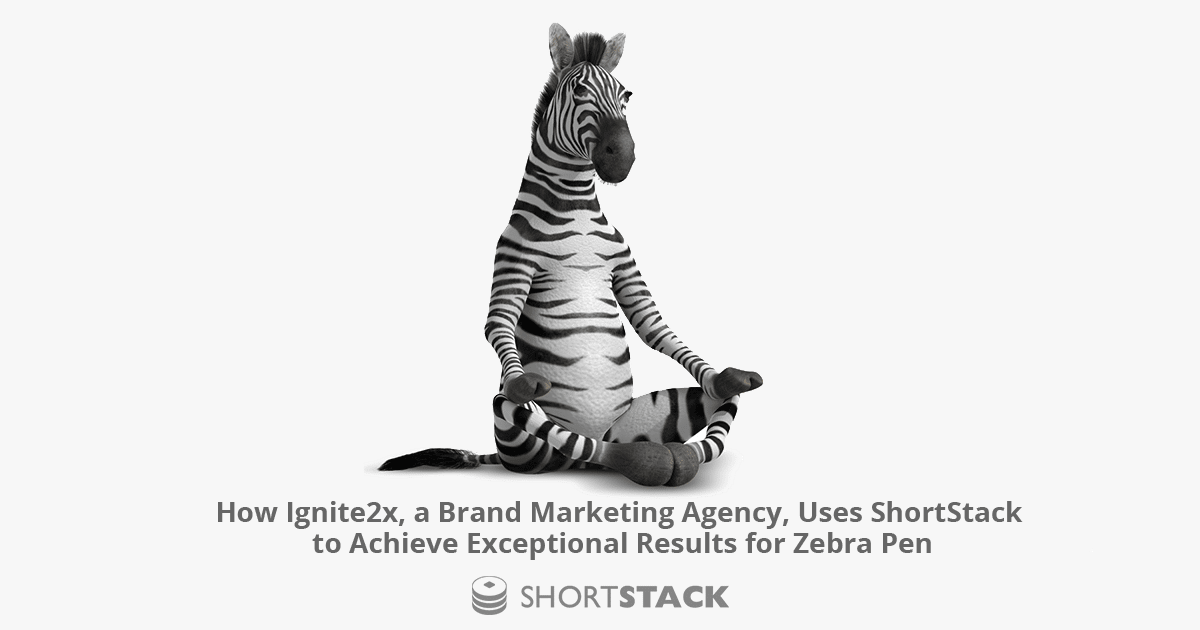 How Ignite2x, a Brand Marketing Agency, Uses ShortStack to Achieve Exceptional Results for Zebra Pen