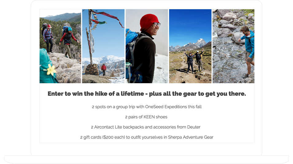 Everest Base Camp Giveaway