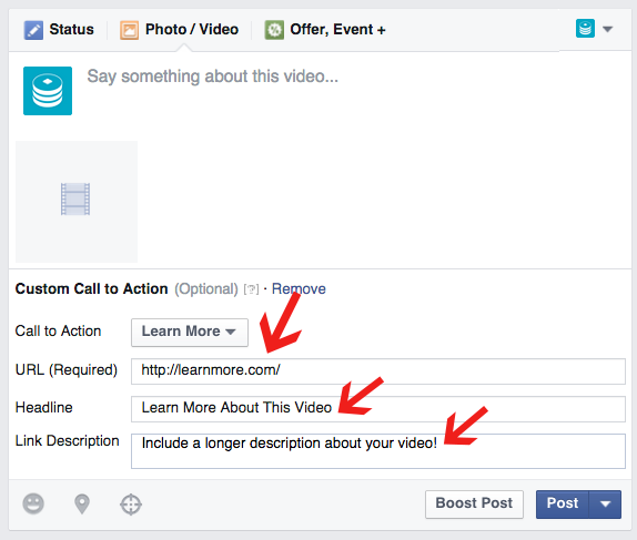 How to Add a Call to Action Button to Your Facebook Video