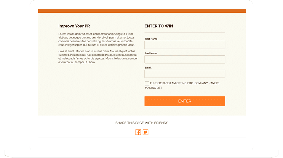 Gate a Giveaway’s Entry Form with Your Video