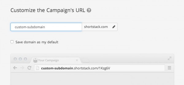 Original Custom Subdomain