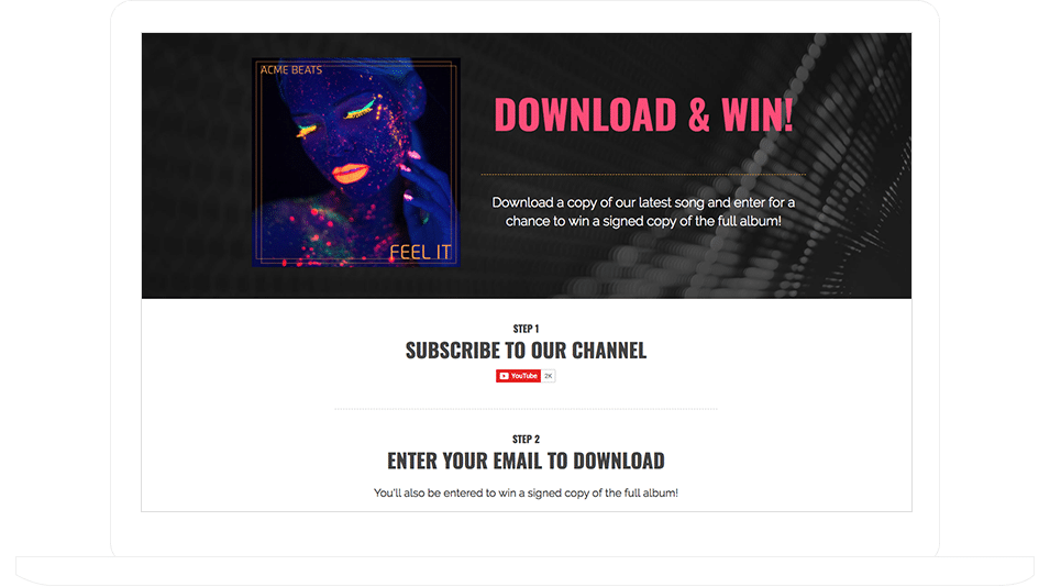 Content Giveaway Template