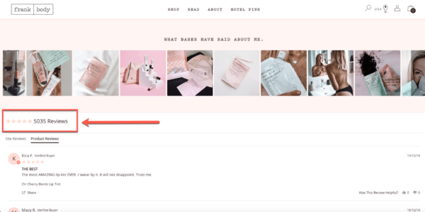 Customer Reviews for Leverage User-Generated Content