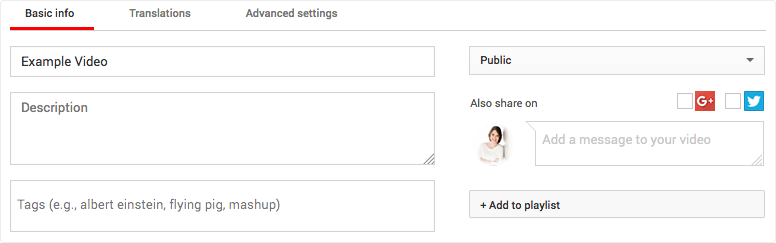 Add keywords to your YoutTube videos