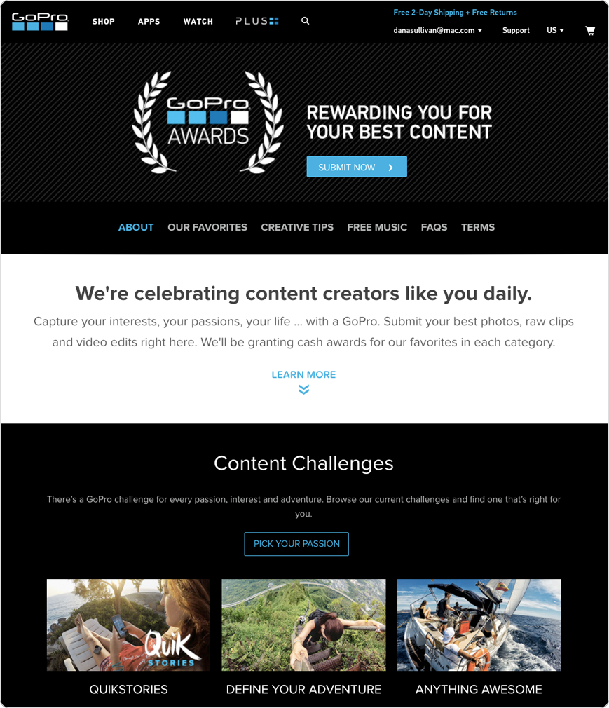 GoPro UGC Contest